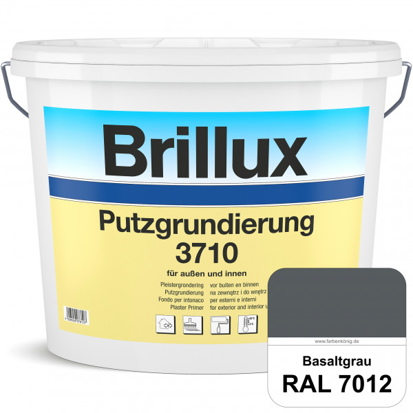 Putzgrundierung 3710 (RAL 7012 Basaltgrau) Wetterbeständige & quarzhaltige Grundierfarbe auf Dispers