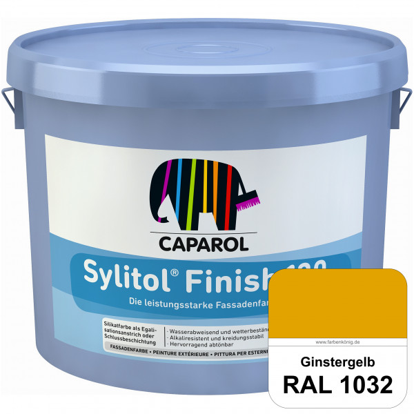 Sylitol® Finish 130 (RAL 1032 Ginstergelb) wetterbeständige Fassadenbeschichtungen auf Silikatbasis