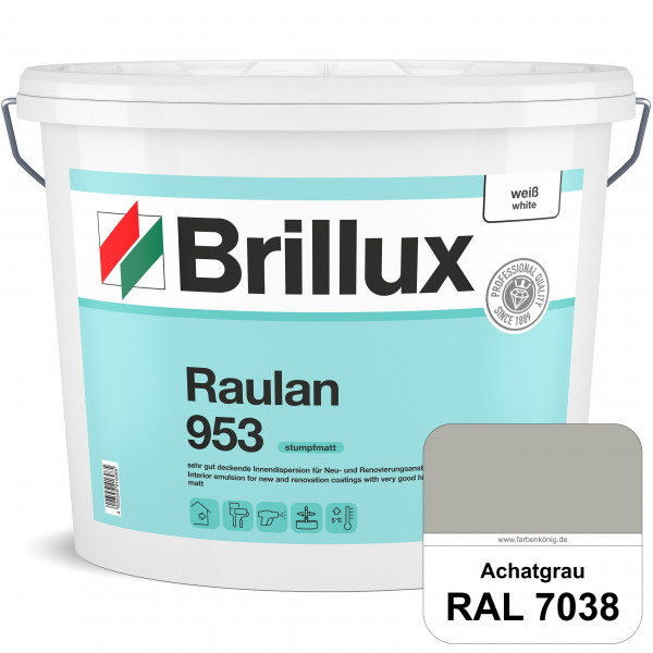 Raulan ELF 953 (RAL 7038 Achatgrau) sehr gut deckende Innendispersion für Raufaser und Neu- & Renovi