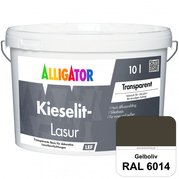 Kieselit-Lasur (RAL 6014 Gelboliv)