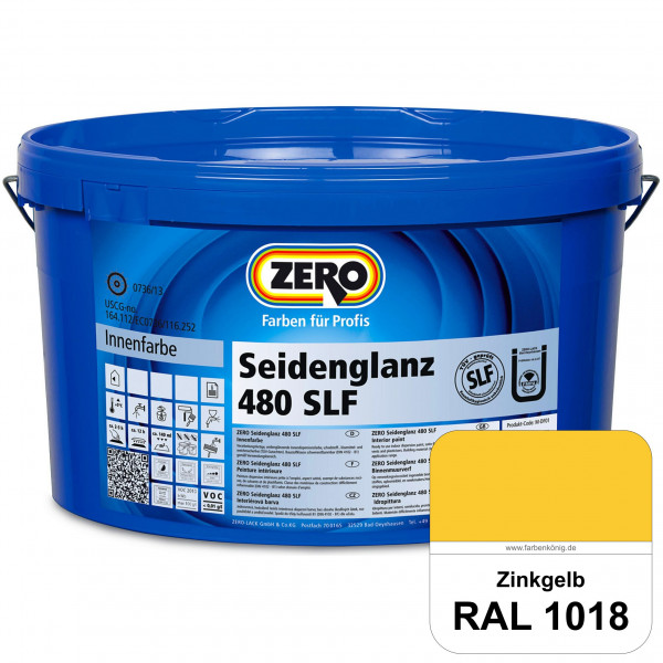 Seidenglanz 480 SLF (RAL 1018 Zinkgelb)