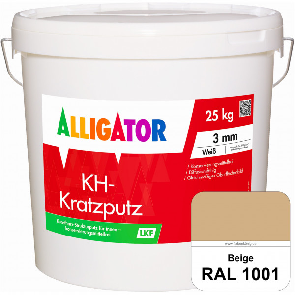 KH-Kratzputz LEF 2 mm (RAL 1001 Beige)