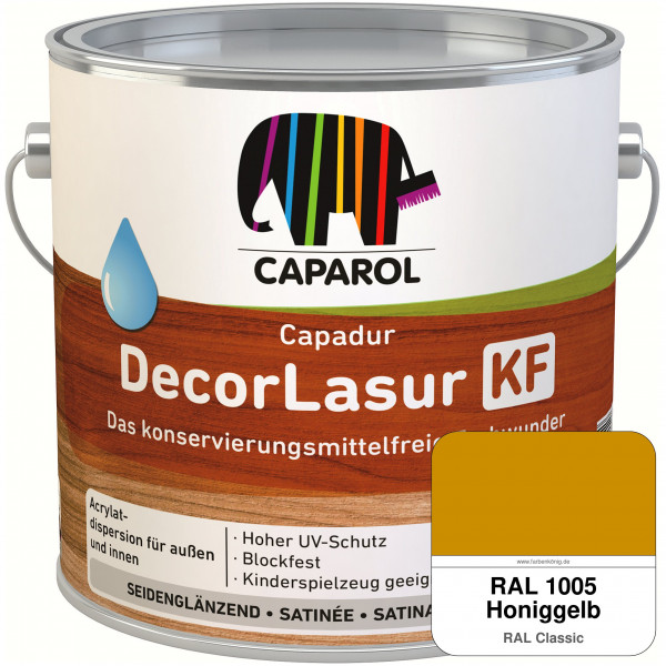 Caparol Capadur DecorLasur KF (RAL 1005 Honiggelb)