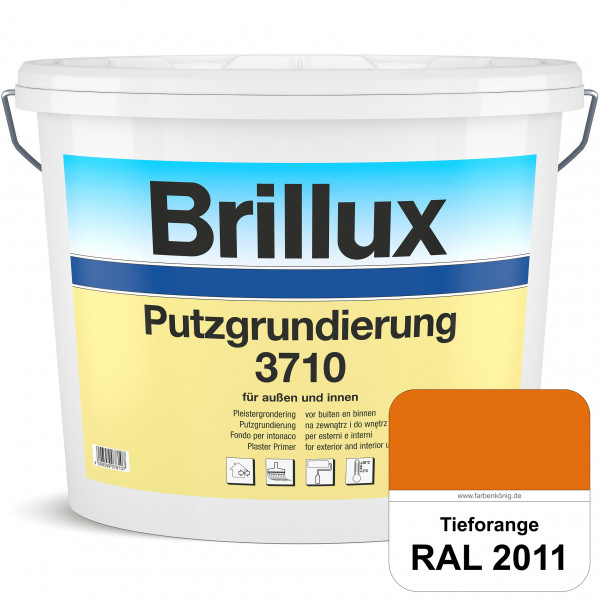 Putzgrundierung 3710 (RAL 2011 Tieforange) Wetterbeständige & quarzhaltige Grundierfarbe auf Dispers