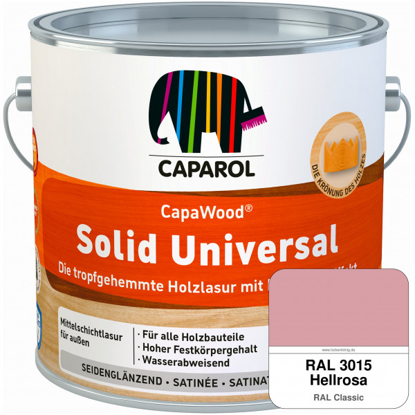 CapaWood® Solid Universal (RAL 3015 Hellrosa) - ersetzt Capadur UniversalLasur