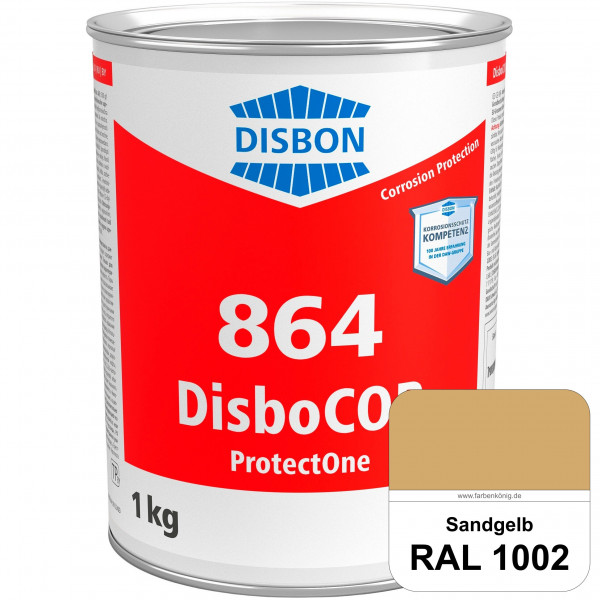 DisboCOR 864 ProtectOne (RAL 1002 Sandgelb) 1-Topf-geeignete Korrosionsschutz für alle metallische