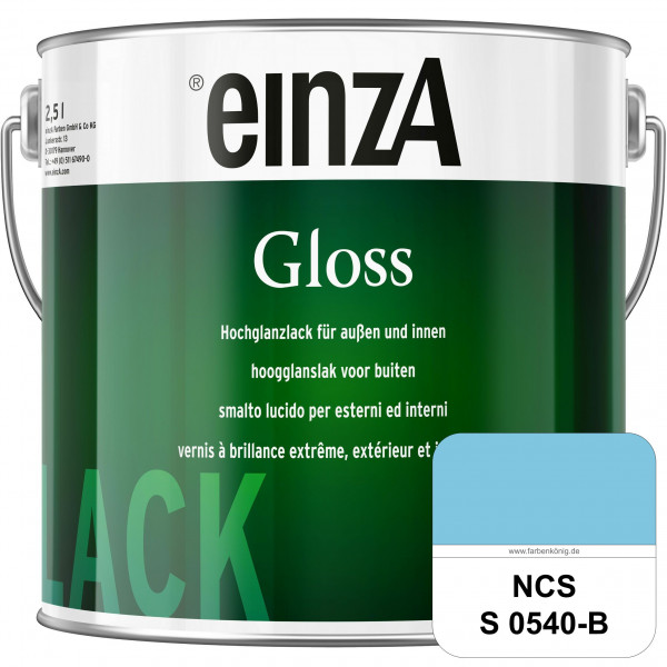 einzA Gloss (NCS S 0540-B) Hochwertiger Alkydharzlack in Premium-Qualität, hochglänzend.
