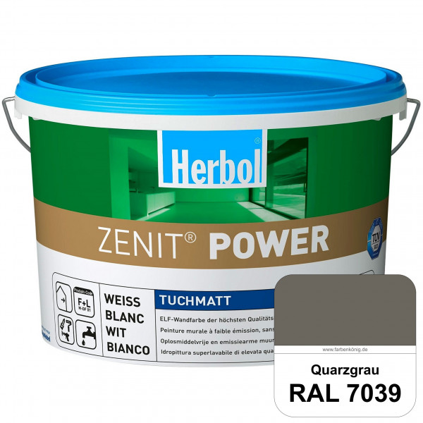 Herbol Zenit Power (RAL 7039 Quarzgrau) Superdeckende ELF-Wandfarbe