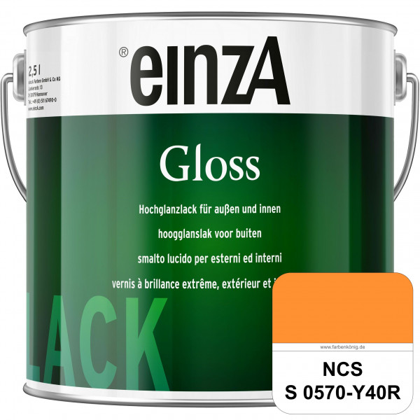 einzA Gloss (NCS S 0570-Y40R) Hochwertiger Alkydharzlack in Premium-Qualität, hochglänzend.