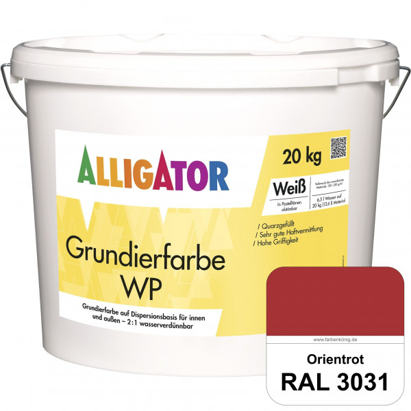Grundierfarbe WP (RAL 3031 Orientrot)