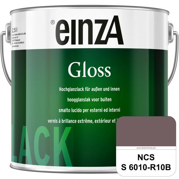 einzA Gloss (NCS S 6010-R10B) Hochwertiger Alkydharzlack in Premium-Qualität, hochglänzend.