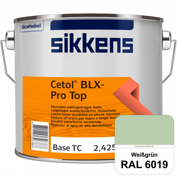 Cetol BLX-Pro Top (RAL 6019 Weißgrün) Seidenglänzende & wasserdampfdurchlässige Dickschichtlasur auß
