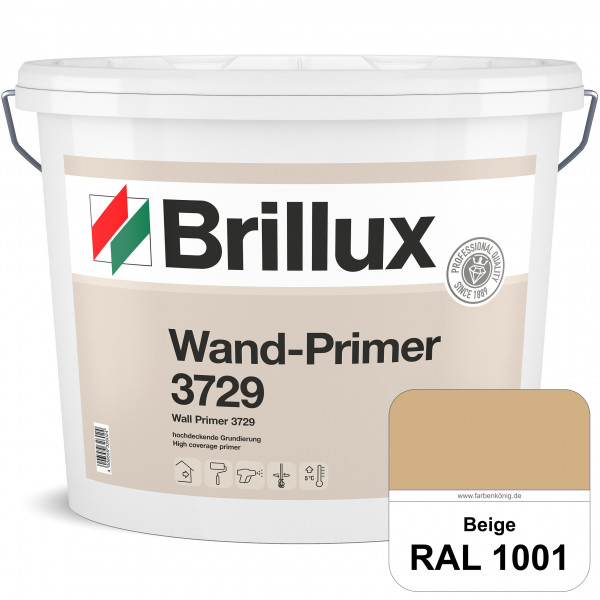 Wand-Primer ELF 3729 (RAL 1001 Beige) Spezialgrundierung für Gipskarton, -putz und Beton (innen)
