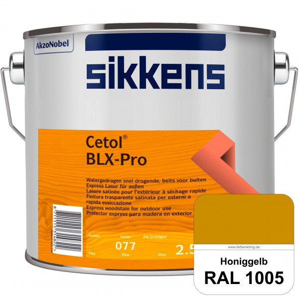 Cetol BLX-Pro (RAL 1005 Honiggelb) Express Lasur für die Beschichtung von Holzoberflächen (außen)