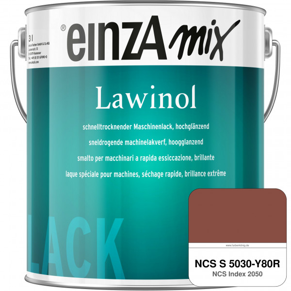 einzA Lawinol hochglänzend (NCS S 5030-Y80R)
