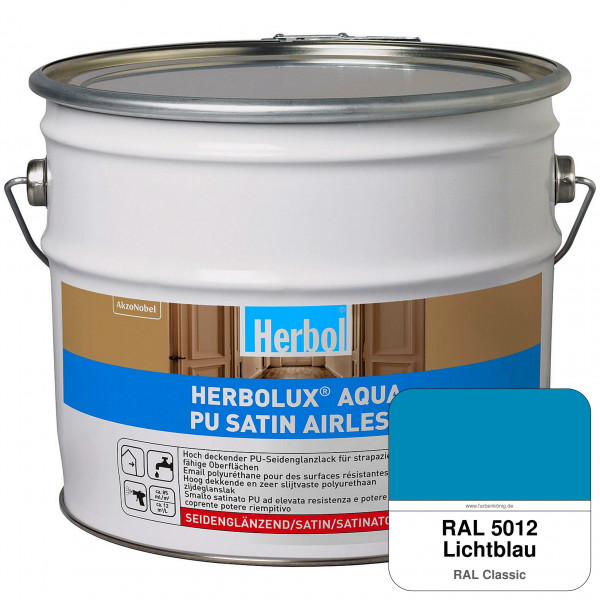 Herbolux Aqua PU Satin Airless (RAL 5012 Lichtblau)