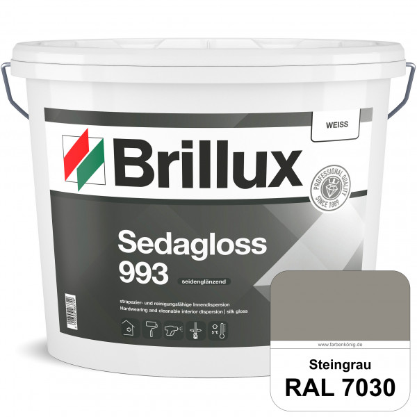 Sedagloss 993 (RAL 7030 Steingrau) seidenglänzende Innendispersion für hoch strapazierfähige & gut r