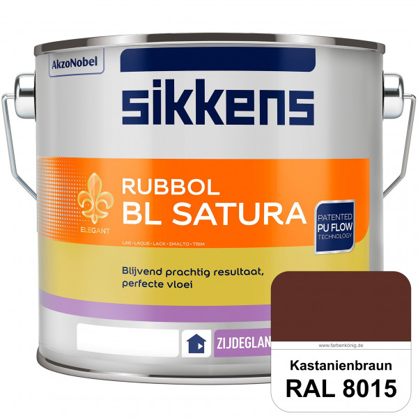 Rubbol BL Satura (RAL 8015 Kastanienbraun) seidenglänzender PU-Lack (wasserbasiert) innen & außen