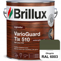 Lignodur VarioGuard Tix 510 (Gel-Lasur 510) RAL 6003 Olivgrün