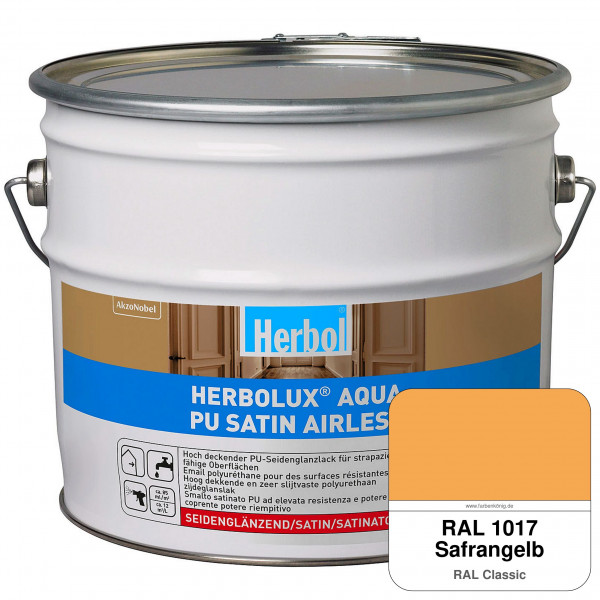 Herbolux Aqua PU Satin Airless (RAL 1017 Safrangelb)