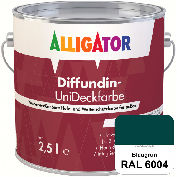 ALLIGATOR Diffundin-UniDeckfarbe (RAL 6004 Blaugrün)