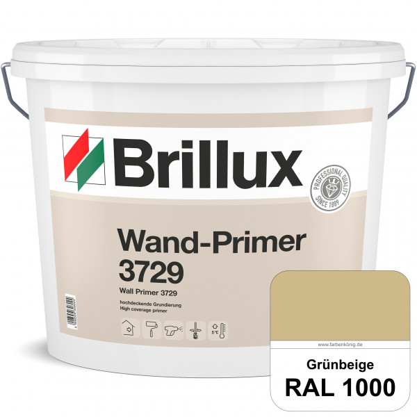 Wand-Primer ELF 3729 (RAL 1000 Grünbeige) Spezialgrundierung für Gipskarton, -putz und Beton (innen)
