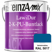 einzA LawiDur 2-K-PU-Buntlack - Seidenglanz (RAL 5017 Verkehrsblau)