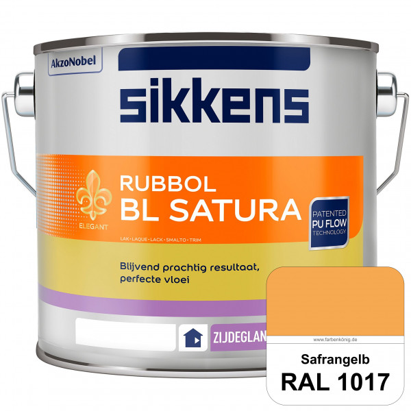 Rubbol BL Satura (RAL 1017 Safrangelb) seidenglänzender PU-Lack (wasserbasiert) innen & außen
