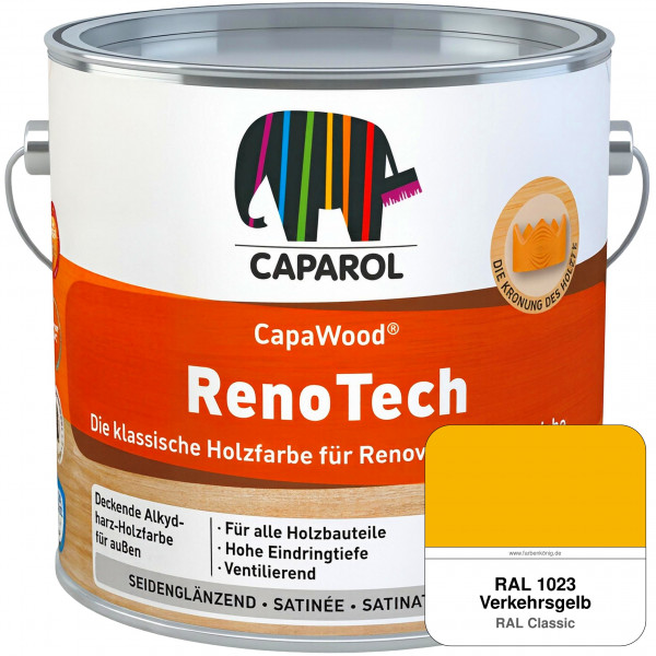 CapaWood® RenoTech (RAL 1023 Verkehrsgelb) - ersetzt Capadur RenoTech