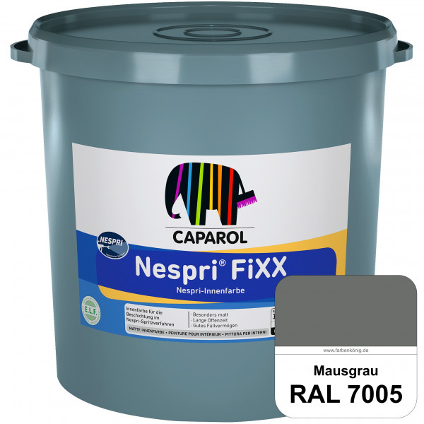 Nespri® FiXX (RAL 7005 Mausgrau) Spezielle Innenfarbe für die rationelle Beschichtung im Nespri-Spri