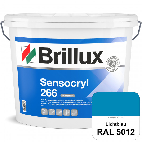 Sensocryl ELF 266 (RAL 5012 Lichtblau) stumpfmatte hochwertige Reinacrylat-Innendispersion für Artzp