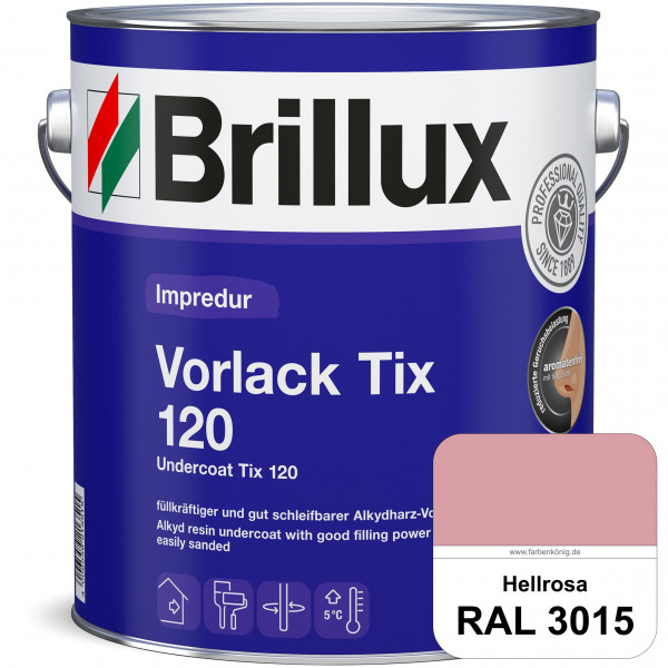 Impredur Vorlack Tix 120 (RAL 3015 Hellrosa) Vorlack für grundierte bzw. gespachtelten Holz- und Met