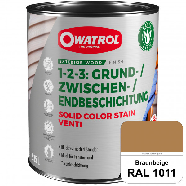 SOLID COLOR STAIN VENTI (RAL 1011 Braunbeige)