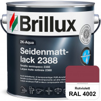 2K-Aqua Seidenmattlack 2388 (RAL 4002 Rotviolett) mechanisch und chemisch hoch belastbar für außen &