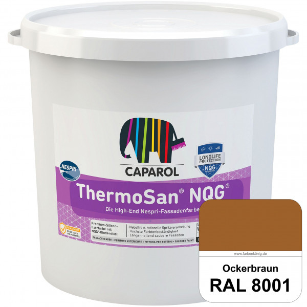 ThermoSan® NQG® Nespri (RAL 8001 Ockerbraun) Siliconharz-Bindemittelkombination mit integrierter Nan