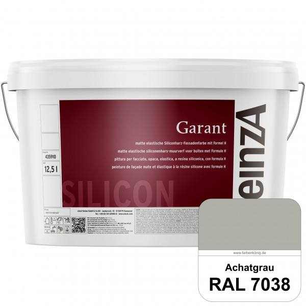 einzA Garant (RAL 7038 Achatgrau) elastische Siliconharz-Fassadenfarbe