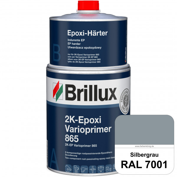 2K-Epoxi Varioprimer 865 (RAL 7001 Silbergrau) 2K haftvermittelnde Grundierung auf Untergründen wie