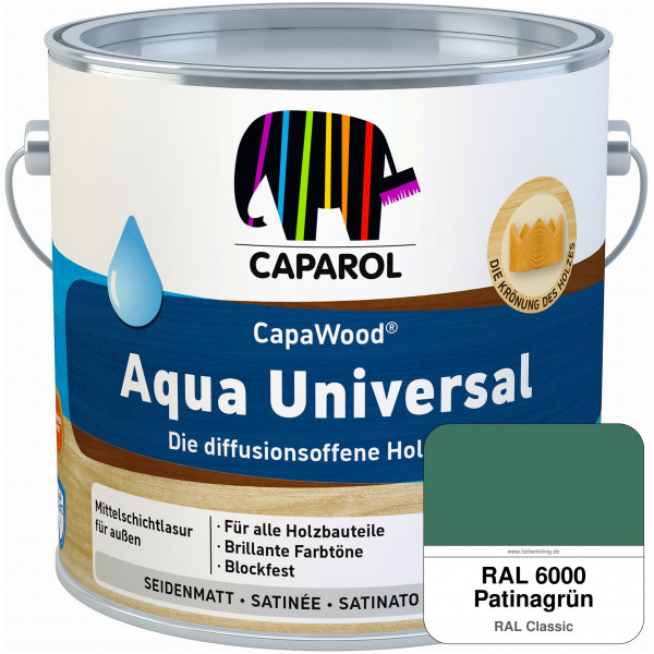 CapaWood® Aqua Universal (RAL 6000 Patinagrün)