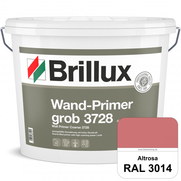 Wand-Primer grob ELF 3728 (RAL 3014 Altrosa) quarzgefüllte Spezialgrundierfarbe für Gipskarton, Gips