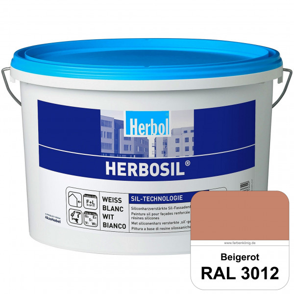 Herbosil (RAL 3012 Beigerot) streiflichtunempfindliche siliconharzverstärkte Fassadenfarbe