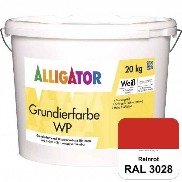 Grundierfarbe WP (RAL 3028 Reinrot)