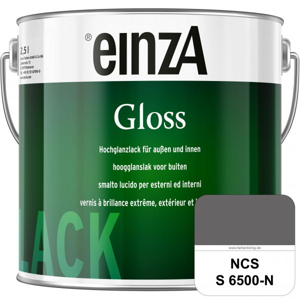 einzA Gloss (NCS S 6500-N) Hochwertiger Alkydharzlack in Premium-Qualität, hochglänzend.