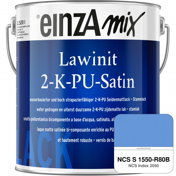 einzA Lawinit 2-K-PU Satin Stammlack (NCS S 1550-R80B)