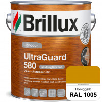 Lignodur UltraGuard 580 (Dauerschutzlasur 580) RAL 1005 Honiggelb