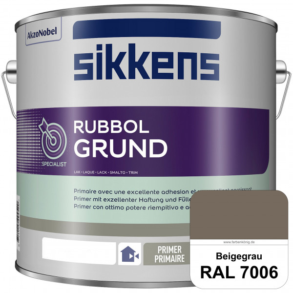 Rubbol Grund (RAL 7006 Beigegrau) Seidenmatte Grund- und Zwischenbeschichtung auf Kunstharzbasis (in