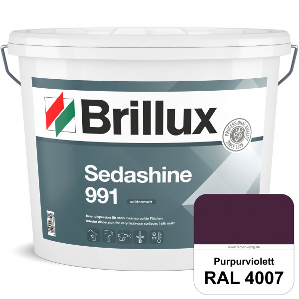 Sedashine 991 (RAL 4007 Purpurviolett) Seidenmatte Innendispersion für hoch strapazierfähige & gut r