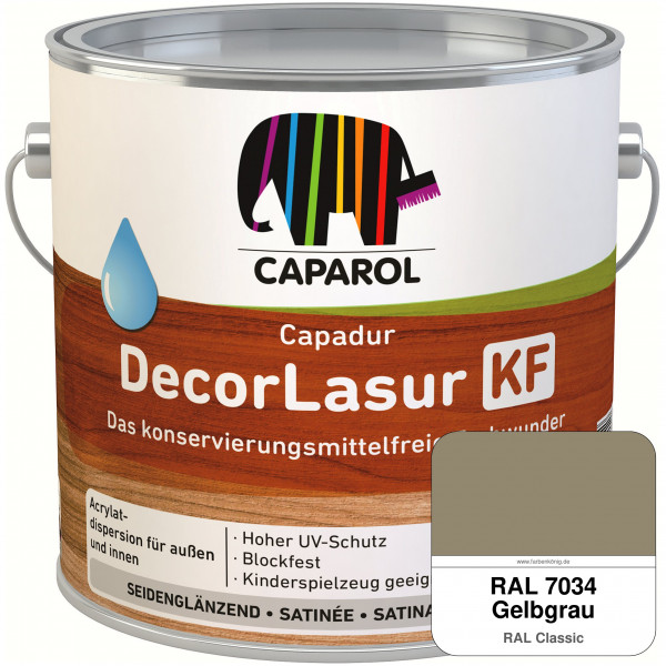 Caparol Capadur DecorLasur KF (RAL 7034 Gelbgrau)