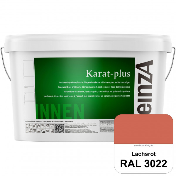 einzA Karat-plus (RAL 3022 Lachsrot) Innenwandfarbe mit herausragenden Produkteigenschaften