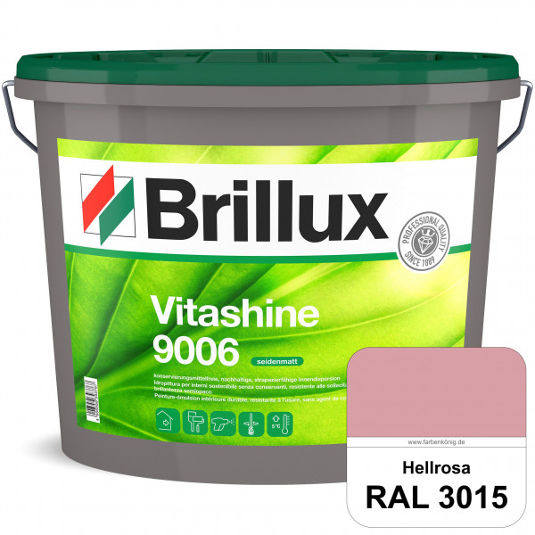 Vitashine 9006 (RAL 3015 Hellrosa) hochwertige konservierungsmittelfreie und seidenmatte Innendisper