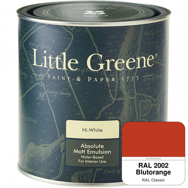 Absolute Matt Emulsion - Sample Pot 250 ml (RAL 2002 Blutorange)